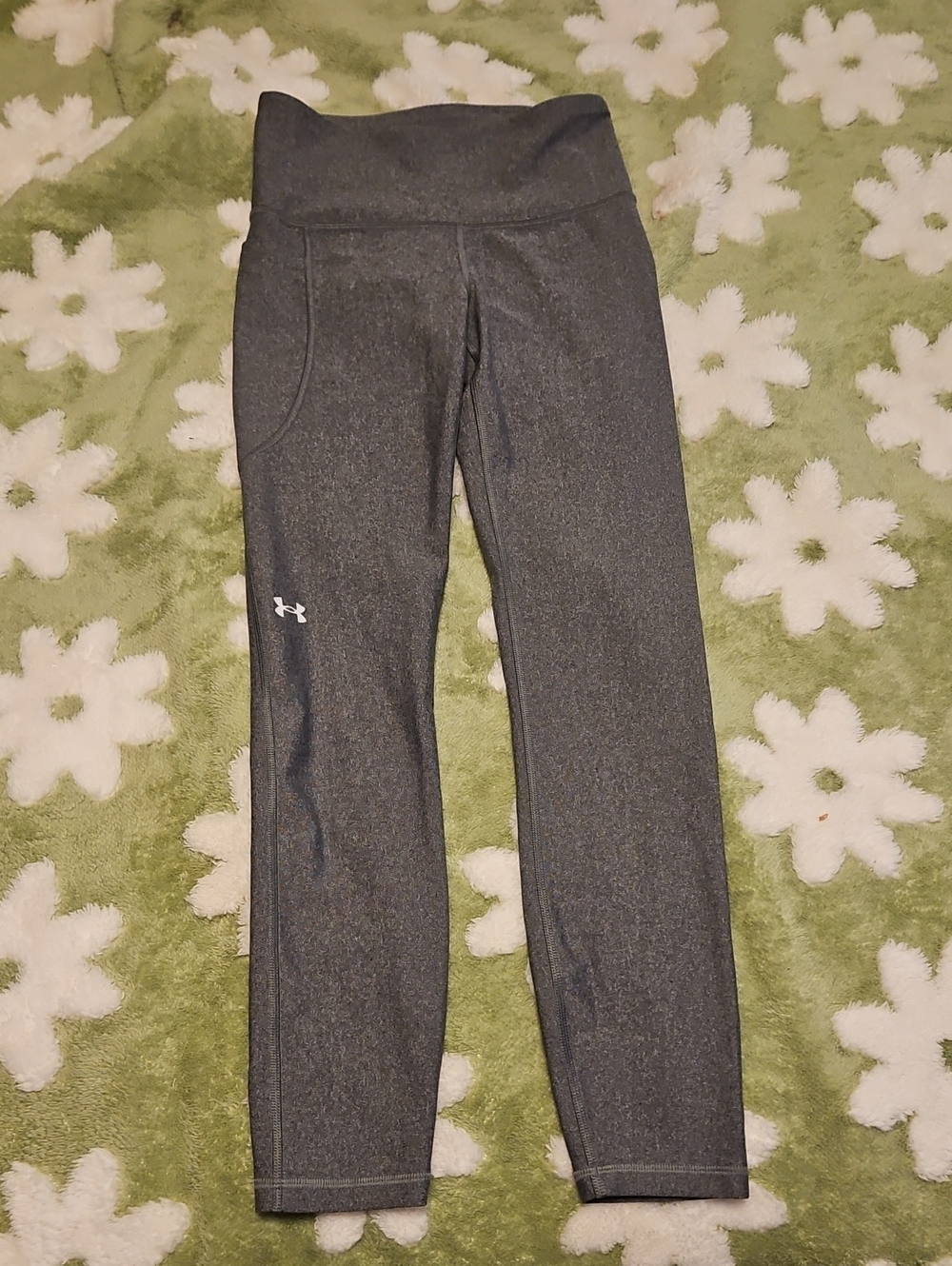 Under Armour Women's Dark Gray High-Rise Performance Leggings